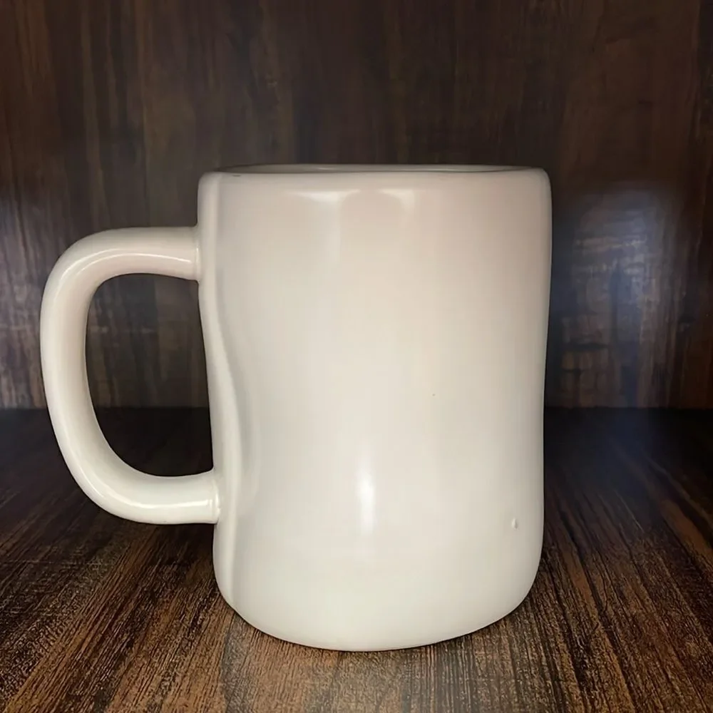 Rae Dunn Getting Fit Mug - Dishwasher and Microwave Safe.